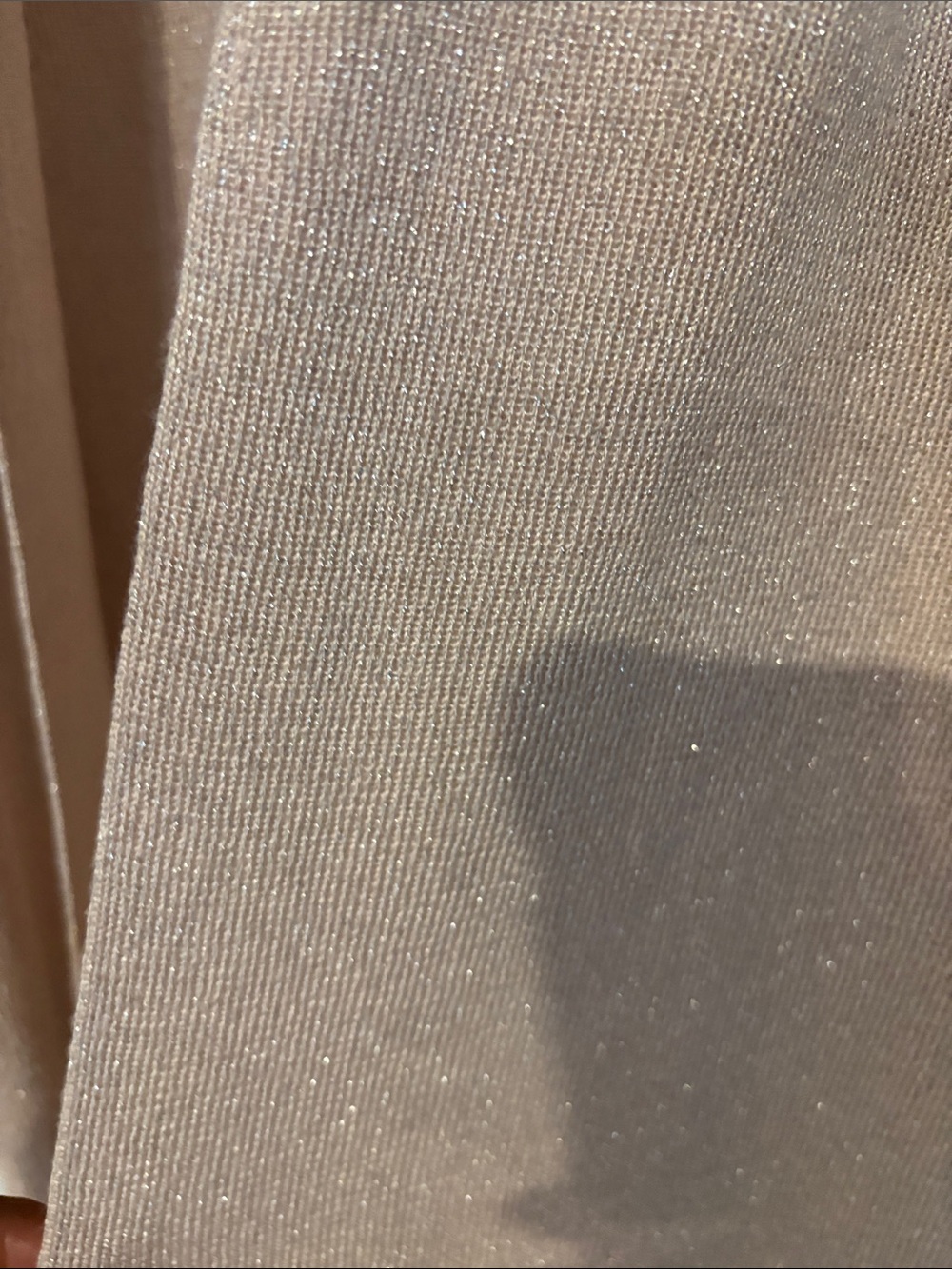Women’s Open-Front Shimmer Cardigan - blush - Picture 3 of 3